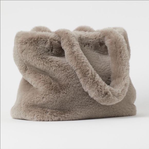 H&M Faux Fur Shopper - Picture 3 of 12